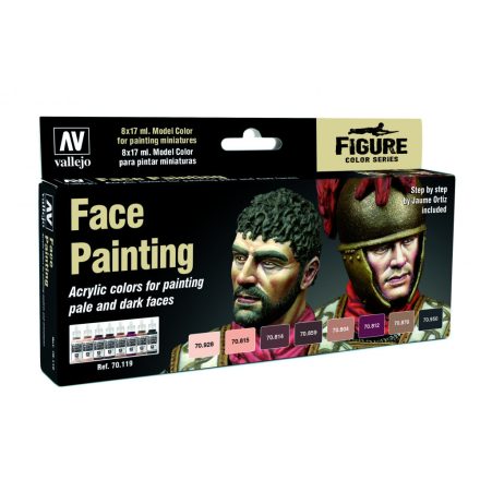 70119 Model Color - Faces Painting Set by Jaume Ortiz Paint set