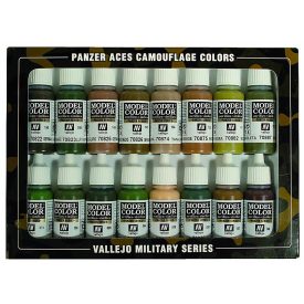 70179 Panzer Aces - Panzer Aces Camouflage Paint set