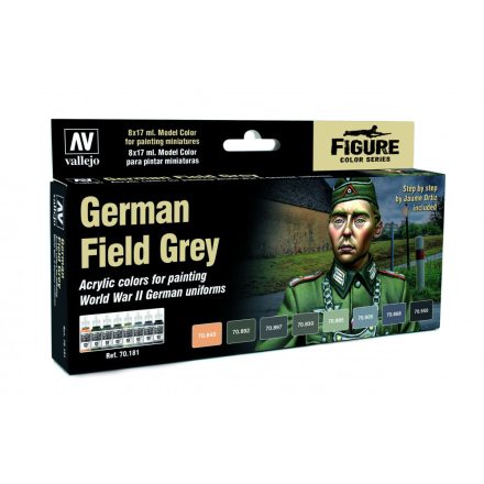 70181 Model Color - German Field Grey Uniform by Jaume Ortiz Paint set