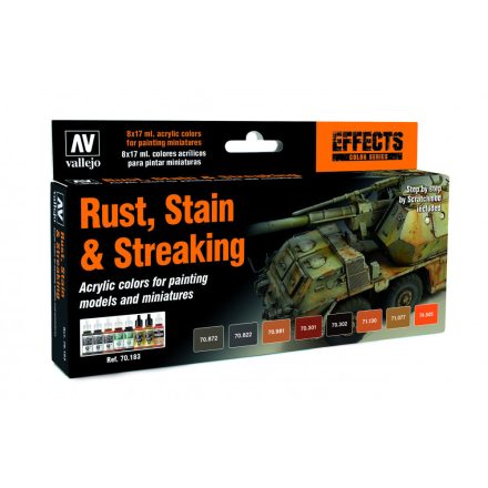 70183 Model Color - Rust, Stain & Streaking by Scratchmod Paint set