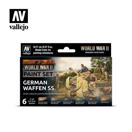 70207 Model Color - WWII German Waffen SS Paint set