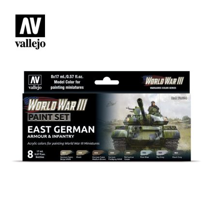 70224 Model Color - East german Armour & Infantry Paint set