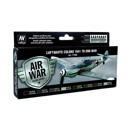 71166 Model Air - Luftwaffe Colors 1941 To End-War Paint set