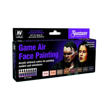 72865 Game Air - Face Painting (8) by Angel Giraldez Paint set