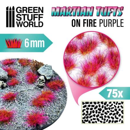 10679 Martian Fluor Tufts - ON FIRE PURPLE