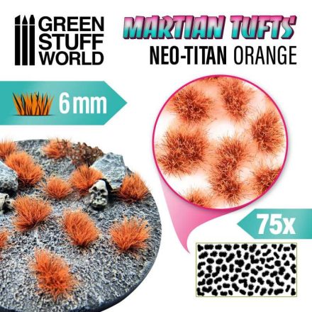 10680 Martian Fluor Tufts - NEO-TITAN ORANGE