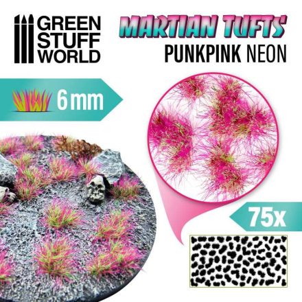 10681 Martian Fluor Tufts - PUNKPINK NEON