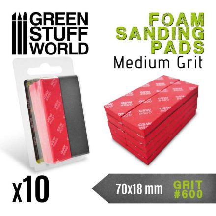 10771 Foam Sanding Pads 600 grit