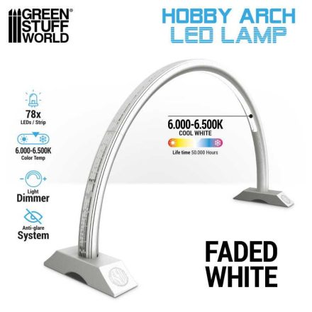 11061 Hobby Arch LED Lamp - Faded White