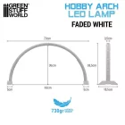 11061 Hobby Arch LED Lamp - Faded White