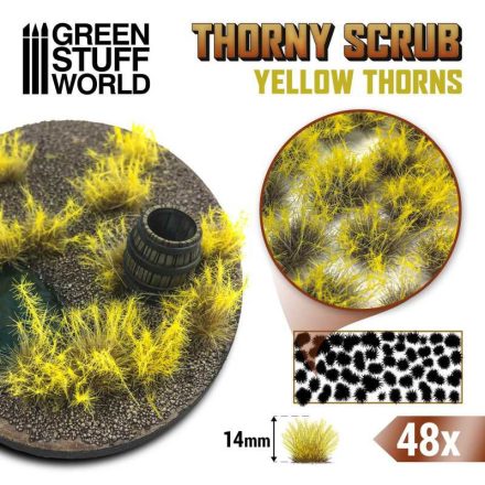 11502 Thorny Scrubs - YELLOW THORNS