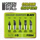 1023 Colour Shapers Brushes SIZE 0 - BLACK FIRM