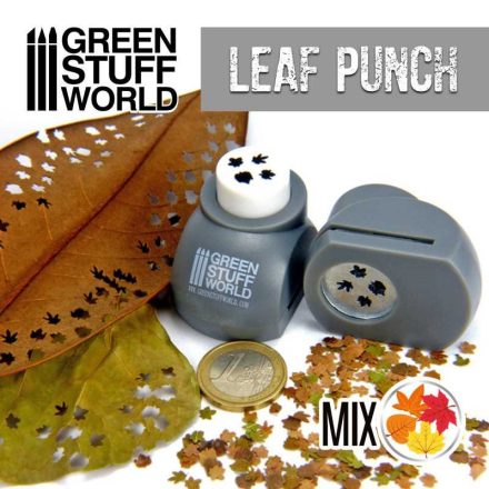 1300 Miniature Leaf Punch GREY