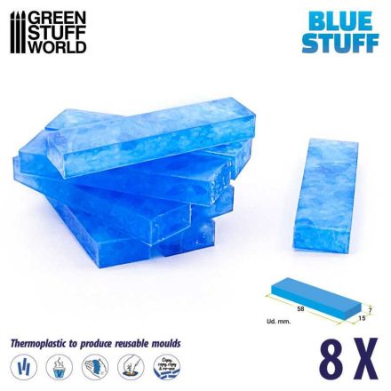 9016 Blue Stuff Mold 8 bars