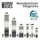 9052 Neodymium Magnets 3x1mm - 50 units (N35)