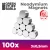 9262 Neodymium Magnets 3x0'5mm - 100 units (N52)
