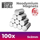 9265 Neodymium Magnets 5x2mm - 100 units (N52)