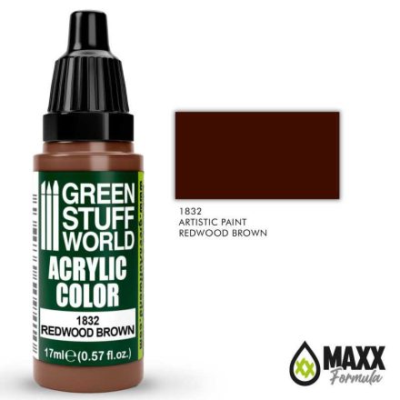 1832 Acrylic Color REDWOOD BROWN