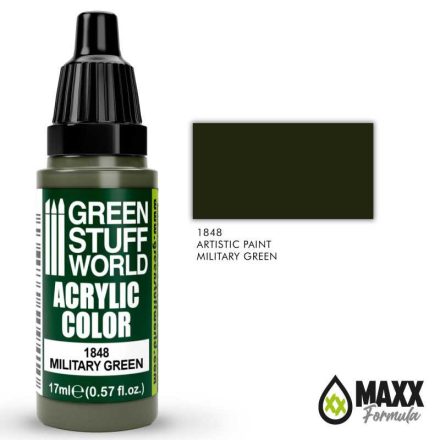 1848 Acrylic Color MILITARY GREEN