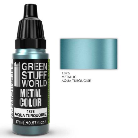 1876 Metallic Paint AQUA TURQUOISE