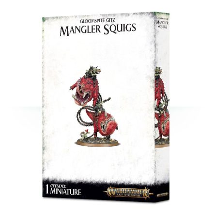 Gloomspite Gitz Mangler Squigs / Loonboss on Mangler Squigs