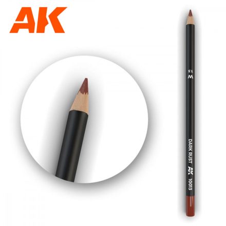 Weathering pencils - Watercolor Pencil Dark Rust 