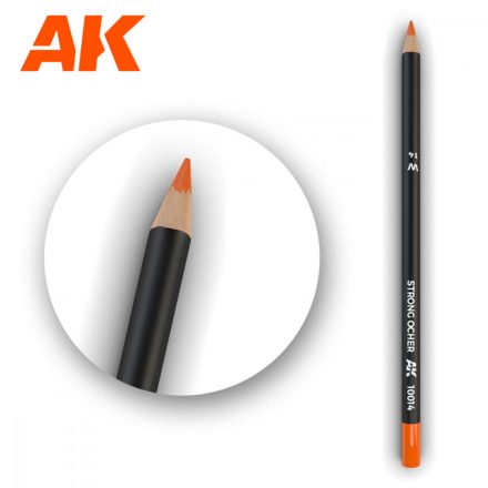 Weathering pencils - Watercolor Pencil Strong Ocher 