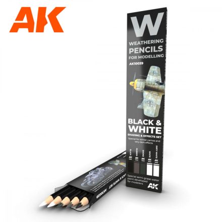 Weathering pencils - WATERCOLOR PENCIL SET BLACK AND WHITE