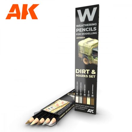 Weathering pencils - WATERCOLOR PENCIL SET SPLASHES, DIRT AND STAINS