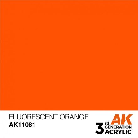 Paint - Fluorescent Orange 17ml