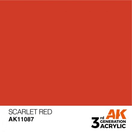 Paint - Scarlet Red 17ml