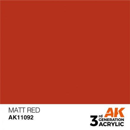 Paint - Matt Red 17ml