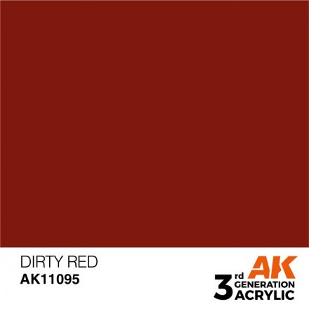 Paint - Dirty Red 17ml
