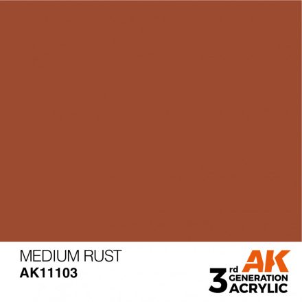 Paint - Medium Rust 17ml