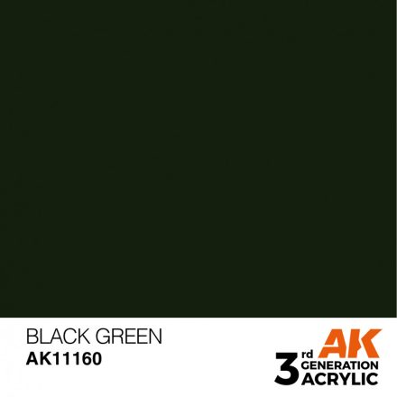 Paint - Black Green 17ml