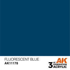 Paint - Fluorescent Blue 17ml