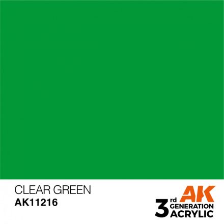 Paint - Clear Green 17ml
