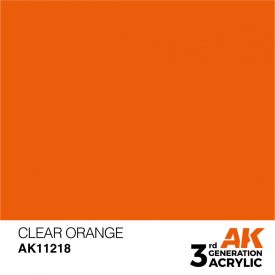 Paint - Clear Orange 17ml
