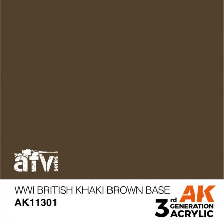 AFV Series - WWI British Khaki Brown Base