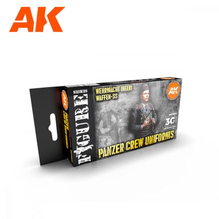 Paints set - PANZER CREW BLACK UNIFORMS SET 3G