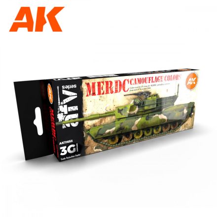 AFV Paint set - MERDC CAMOUFLAGE COLORS 3G