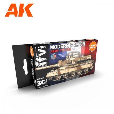 AFV Paint set - MODERN FRENCH AFV 3G