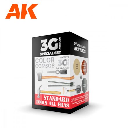 AFV Paint set - STANDARD TOOLS ALL ERAS COMBO 3G