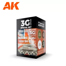   AFV Paint set - BRITISH ARMY COLORS NORTH-WEST EUROPE 1944-45