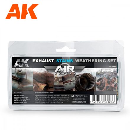 AIR Weathering SETS - EXAUSTS & STAINS WEATHERING SET