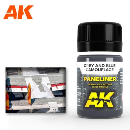 AIR Weathering products - Paneliner for grey and blue camouflage 35ml