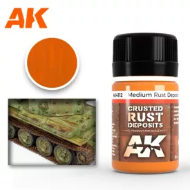 Weathering products - MEDIUM RUST DEPOSIT