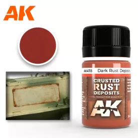 Weathering products - DARK RUST DEPOSIT