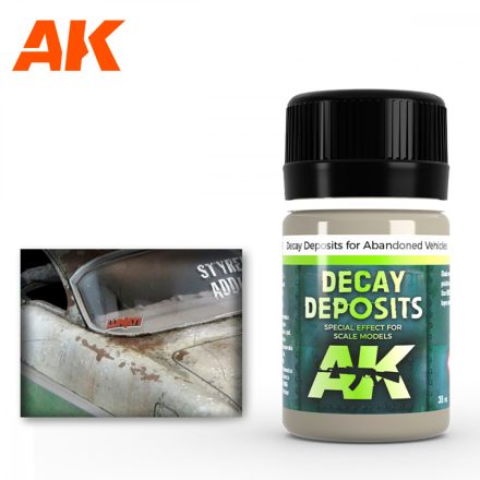 Weathering products - DECAY DEPOSIT FOR ABANDONED VEHICLES