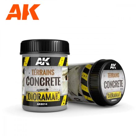 Vignettes texture products - TERRAINS CONCRETE - 250ml (Acrylic)